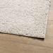 Tapis shaggy à poils longs moderne crème 160x160 cm - Photo n°4