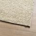 Tapis shaggy à poils longs moderne doré 160x230 cm - Photo n°4