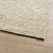 Tapis shaggy à poils longs moderne doré 80x150 cm - Photo n°4