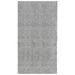 Tapis shaggy à poils longs moderne gris 80x150 cm - Photo n°1