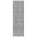 Tapis shaggy à poils longs moderne gris 80x250 cm - Photo n°1