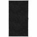 Tapis shaggy à poils longs moderne noir 80x150 cm - Photo n°1