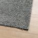 Tapis shaggy à poils longs moderne vert 240x240 cm - Photo n°4