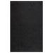 Tapis shaggy à poils longs Noir 200x290 cm - Photo n°1