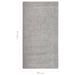 Tapis shaggy antidérapant Gris clair 80x150 cm - Photo n°5