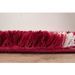 Tapis shaggy doux Oslo 677 - Rouge - 100% polyester - 80 x 150 cm - Intérieur - NAZAR - Photo n°5