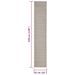 Tapis Sisal naturel 66x350 cm Sableux - Photo n°7