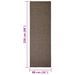 Tapis Sisal naturel 80x250 cm Marron - Photo n°7