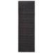 Tapis Sisal naturel 80x250 cm Noir - Photo n°2