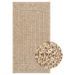 Tapis ZIZUR 100x200 cm aspect de jute intérieur et extérieur - Photo n°1