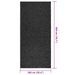 Tapis ZIZUR 100x200 cm aspect de jute intérieur extérieur - Photo n°9