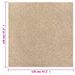 Tapis ZIZUR 120x120 cm aspect de jute intérieur et extérieur - Photo n°8