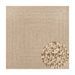 Tapis ZIZUR 240x240 cm aspect de jute intérieur et extérieur - Photo n°1