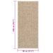 Tapis ZIZUR 80x200 cm aspect de jute intérieur et extérieur - Photo n°8