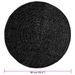 Tapis ZIZUR Ø 90 cm aspect de jute intérieur extérieur - Photo n°9