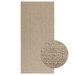 Tapis ZIZUR beige 100x200 cm aspect de jute intérieur extérieur - Photo n°1