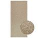 Tapis ZIZUR beige 100x200 cm aspect de jute intérieur extérieur - Photo n°1