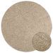 Tapis ZIZUR beige Ø 120cm aspect de jute intérieur et extérieur - Photo n°1