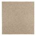 Tapis ZIZUR beige 120x120 cm aspect de jute intérieur extérieur - Photo n°2