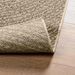 Tapis ZIZUR beige 120x120 cm aspect de jute intérieur extérieur - Photo n°7