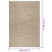 Tapis ZIZUR beige 120x170 cm aspect de jute intérieur extérieur - Photo n°9