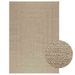 Tapis ZIZUR beige 140x200 cm aspect de jute intérieur extérieur - Photo n°1