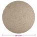 Tapis ZIZUR beige Ø 160cm aspect de jute intérieur et extérieur - Photo n°9