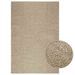 Tapis ZIZUR beige 160x230 cm aspect de jute intérieur extérieur - Photo n°1