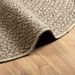 Tapis ZIZUR beige Ø 200cm aspect de jute intérieur et extérieur - Photo n°8