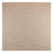 Tapis ZIZUR beige 240x240 cm aspect de jute intérieur extérieur - Photo n°2