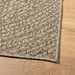 Tapis ZIZUR beige 240x240 cm aspect de jute intérieur extérieur - Photo n°6