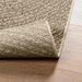 Tapis ZIZUR beige 240x340 cm aspect de jute intérieur extérieur - Photo n°7