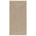 Tapis ZIZUR beige 60x110 cm aspect de jute intérieur extérieur - Photo n°2