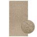 Tapis ZIZUR beige 80x150 cm aspect de jute intérieur extérieur - Photo n°1