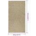 Tapis ZIZUR beige 80x150 cm aspect de jute intérieur extérieur - Photo n°9