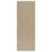 Tapis ZIZUR beige 80x200 cm aspect de jute intérieur extérieur - Photo n°2