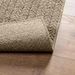 Tapis ZIZUR beige 80x200 cm aspect de jute intérieur extérieur - Photo n°7