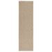 Tapis ZIZUR beige 80x250 cm aspect de jute intérieur extérieur - Photo n°2