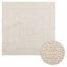 Tapis ZIZUR crème 120x120 cm aspect de jute intérieur extérieur - Photo n°1