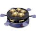 TECHWOOD TRA-63 - Appareil a raclette Grill Electrique 800W - 6 Poelons a fromage anti-adhérents - Poignées isolante - Violet - Photo n°2