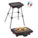 TEFAL CB902O12 Barbecue électrique Easy Grill Contact sur pieds - Photo n°1