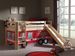 Tente pour lit mezzanine tissu rouge Pompier - Photo n°2
