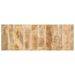 Tête de lit 140 cm bois de manguier brut massif - Photo n°1