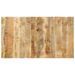 Tête de lit 140 cm bois de manguier brut massif - Photo n°1