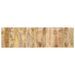 Tête de lit 180 cm bois de manguier brut massif - Photo n°1