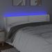 Tête de lit à LED Blanc 203x16x78/88 cm Similicuir - Photo n°4