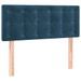 Tête de lit à LED Bleu foncé 80x5x78/88 cm Velours - Photo n°1