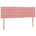 Tête de lit à LED Rose 144x5x78/88 cm Velours - Photo n°1