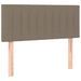 Tête de lit à LED Taupe 90x5x78/88 cm Tissu - Photo n°1