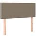 Tête de lit à LED Taupe 90x5x78/88 cm Tissu - Photo n°1